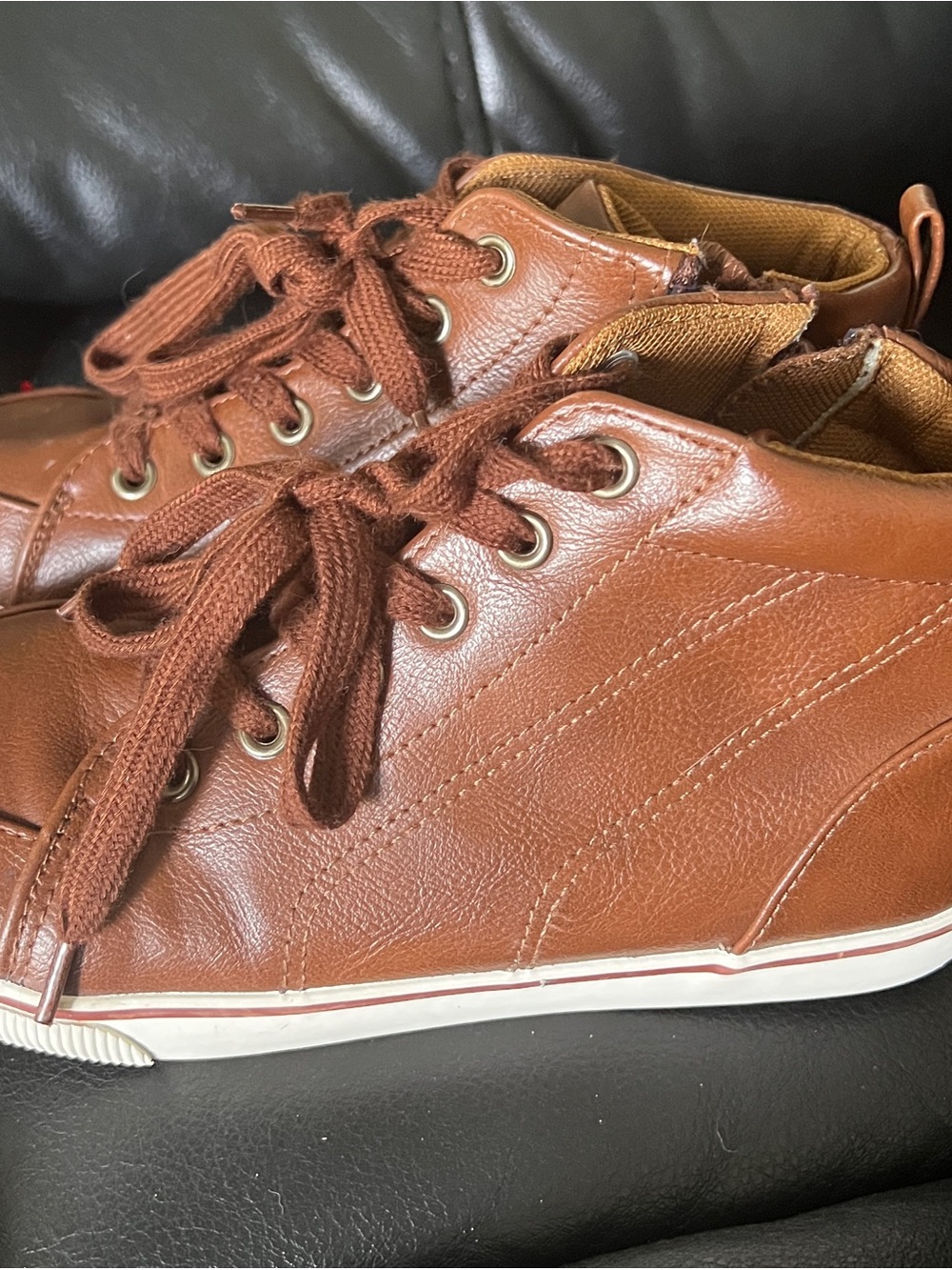 Cat & Jack Brown Lace-Up Kids Boots